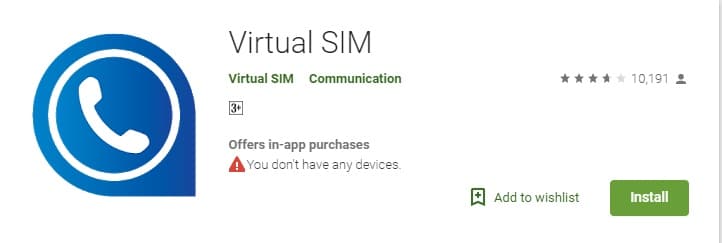 أهم تطبيقات الحصول على رقم أمريكي مجاني تطبيق Virtual SIM